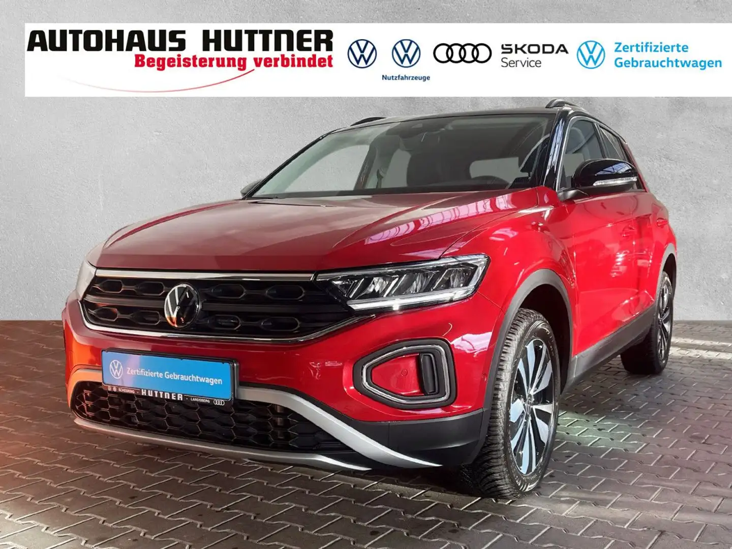 Volkswagen T-Roc GOAL 1.5 TSI DSG AHK LED NAVI RÜCKFAHRKAMERA Rouge - 1
