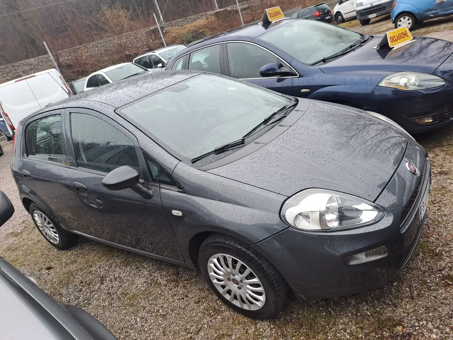 Fiat Grande Punto 1.2 benzina neopatentati euro5 Gris - 1
