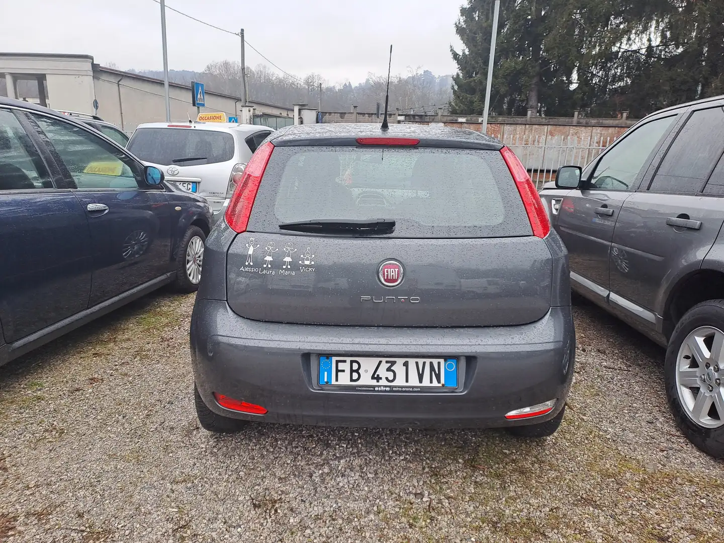Fiat Grande Punto 1.2 benzina neopatentati euro5 Gris - 1