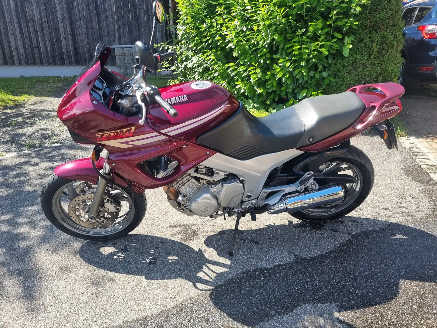 Yamaha TDM 850 Tankruckdack Roşu - 2