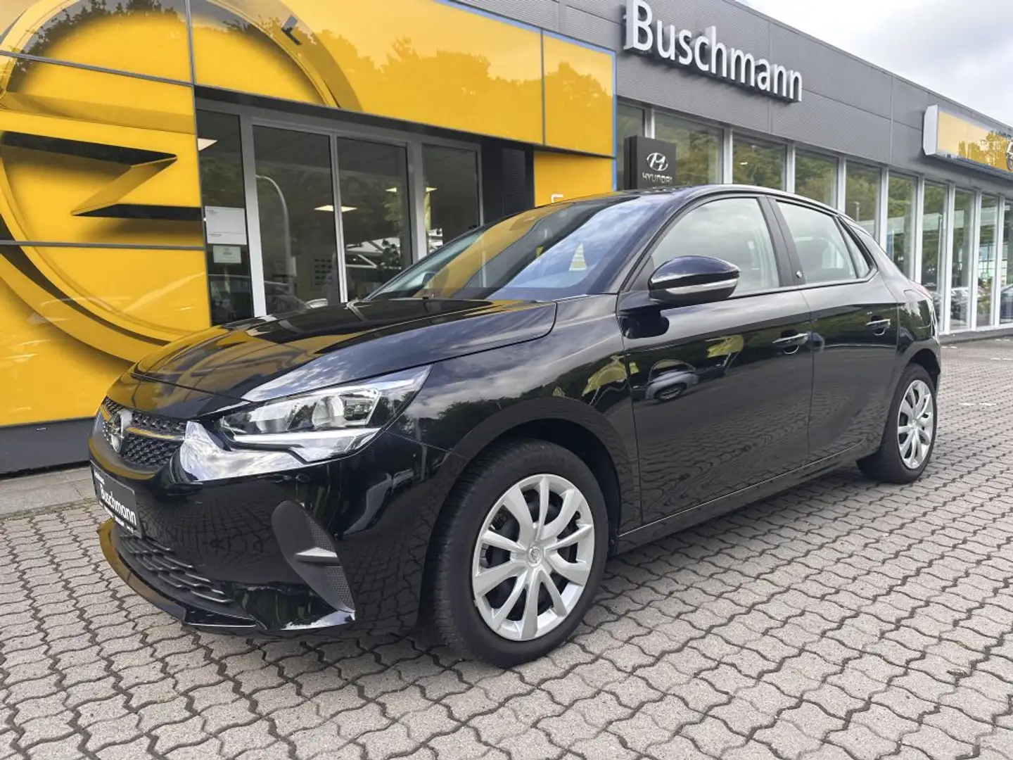 Opel Corsa-e Edition +SOH 92%+ALLWETTER+WÄRMEPUMPE+ Schwarz - 1