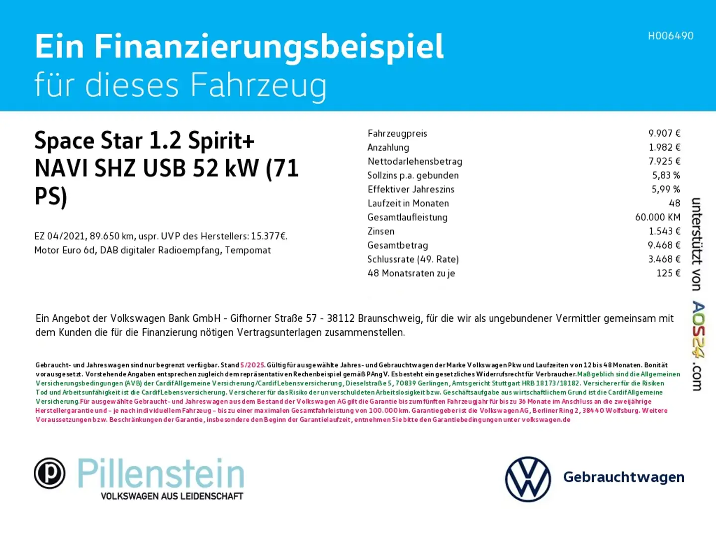 Mitsubishi Space Star 1.2 Spirit+ NAVI SHZ USB APP-C. Weiß - 2