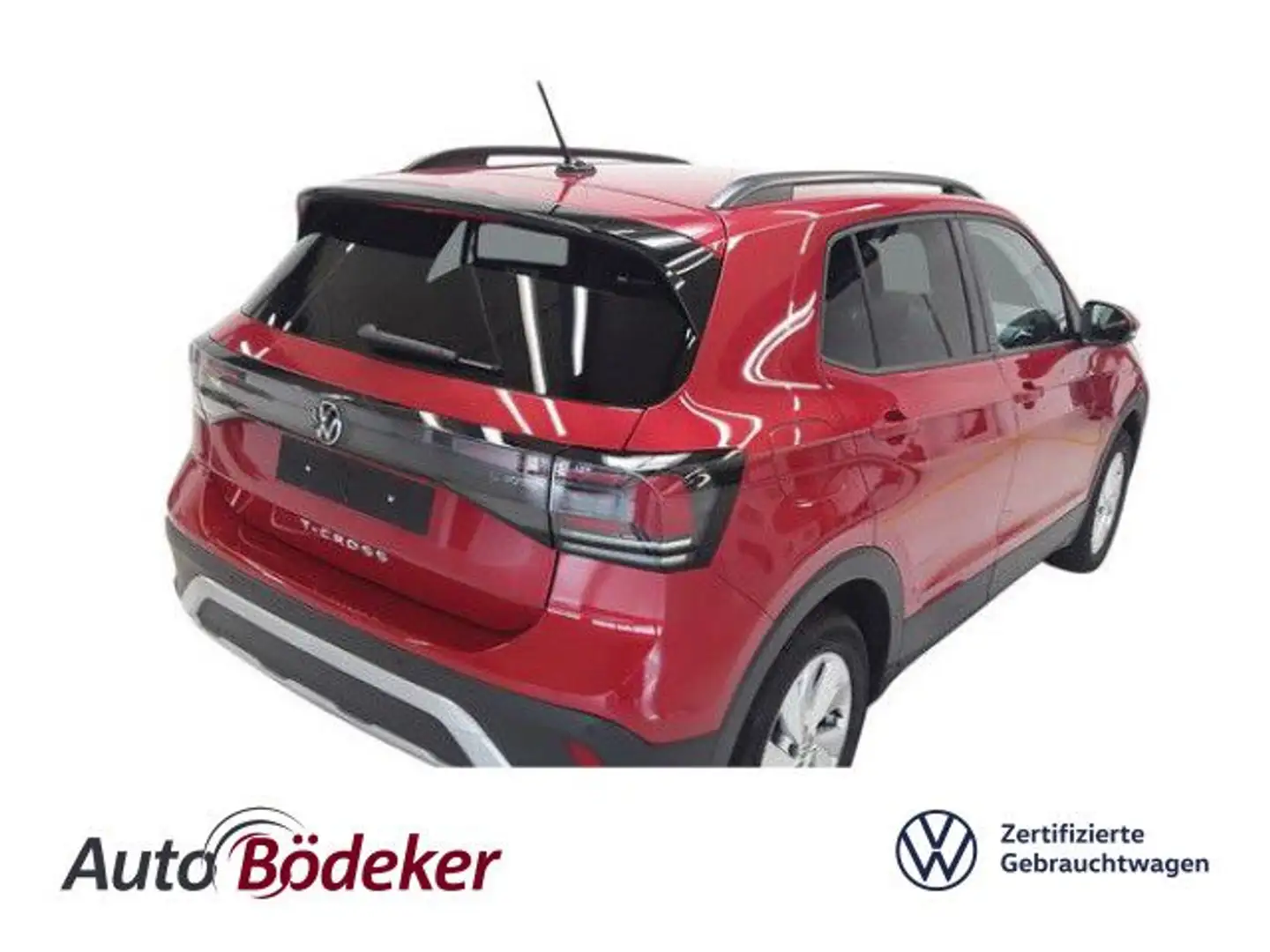 Volkswagen T-Cross 1.0 TSI 5-Gang Life Garantie b. 15.8.29 / Rot - 1