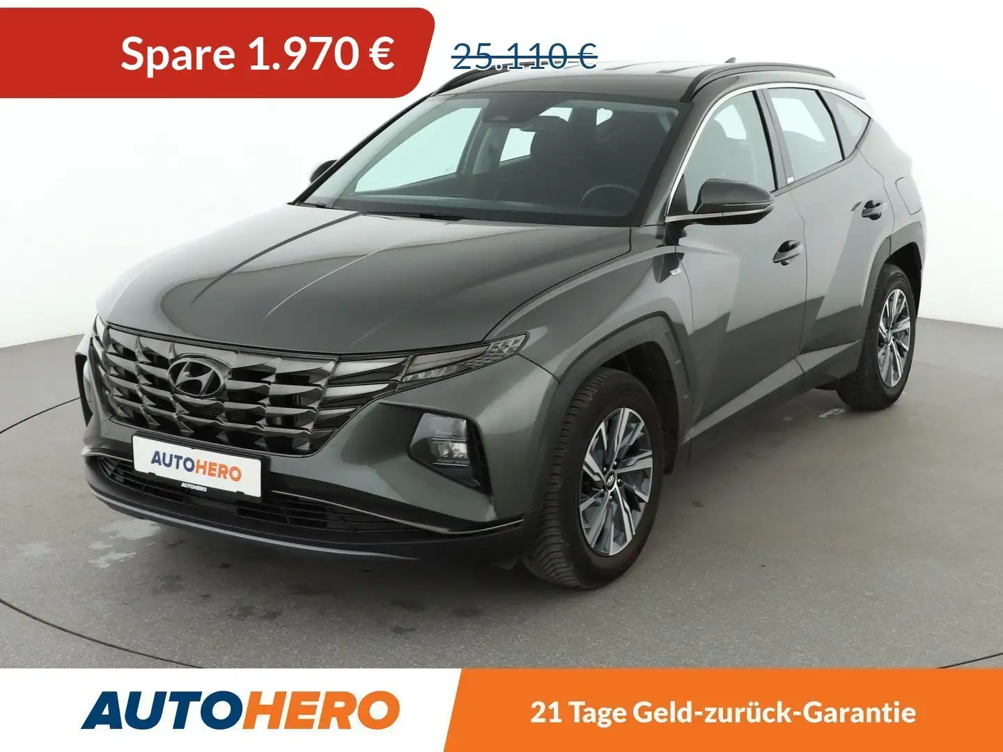 Hyundai TUCSON 1.6 T-GDI Mild-Hybrid Select 2WD*NAVI*LED*TEMPO* Grün - 1