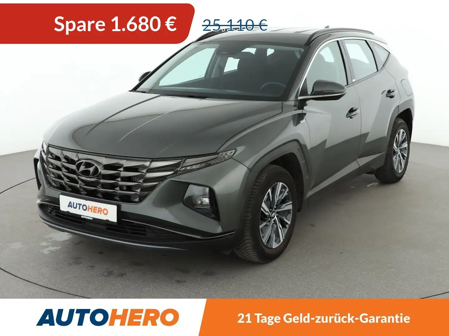 Hyundai TUCSON 1.6 T-GDI Mild-Hybrid Select 2WD*NAVI*LED*TEMPO* Grün - 1