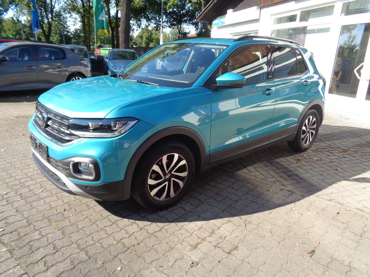 Volkswagen T-Cross 1.0 TSI Active 110PS PDC RFK GJR LED SML BT SHZ Blau - 2
