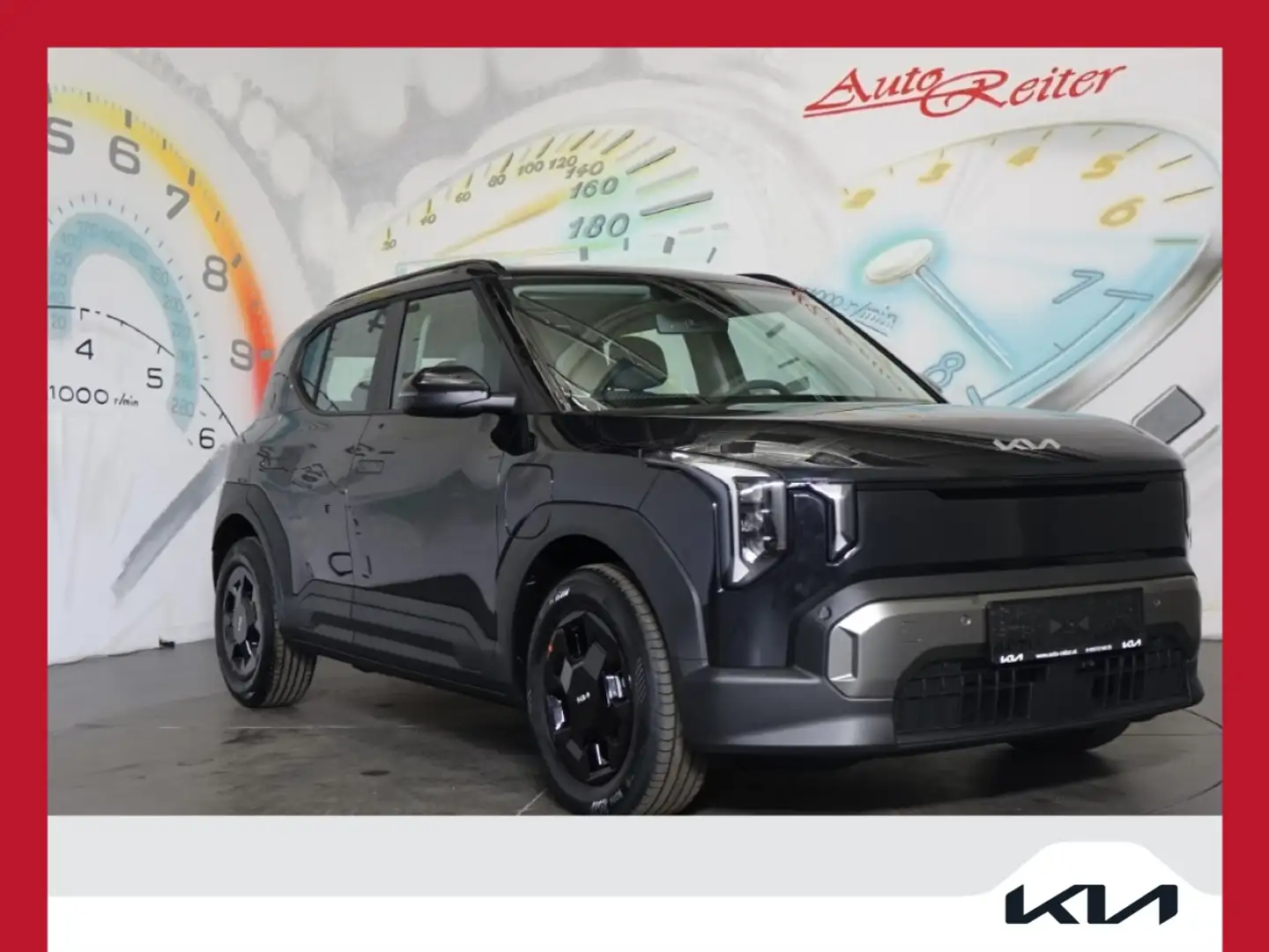 Kia EV2 5S FWD 42,2kWh Earth *NAVI, LENKRADHEIZUNG, RFK* Schwarz - 1
