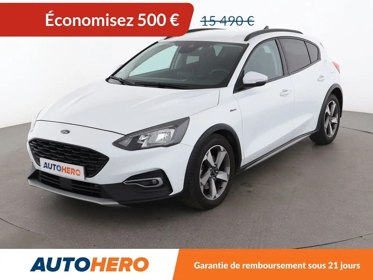 Ford Focus 1.5 EcoBlue Active Auto Blanc - 1