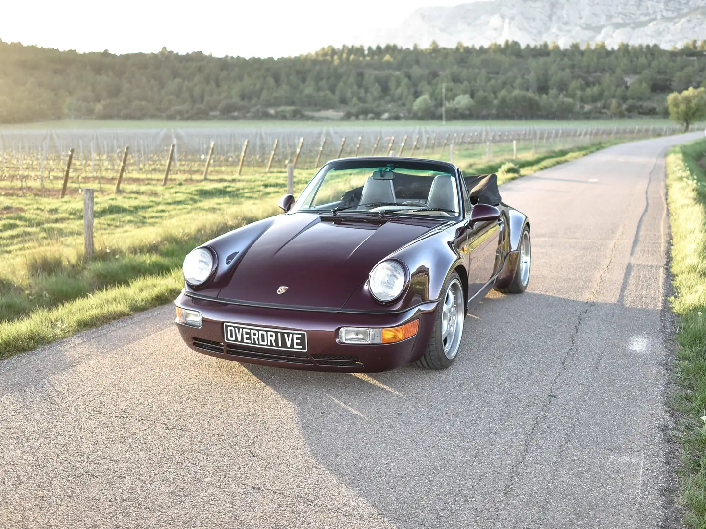 Porsche 964 Carrera 2 Turbo Look convertinle Mauve - 1