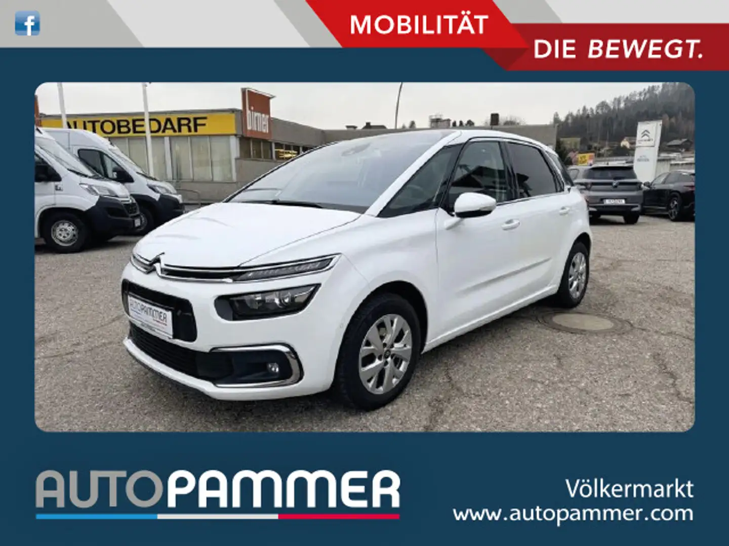 Citroen C4 Picasso / Spacetourer BHDi 130 Shine Weiß - 1
