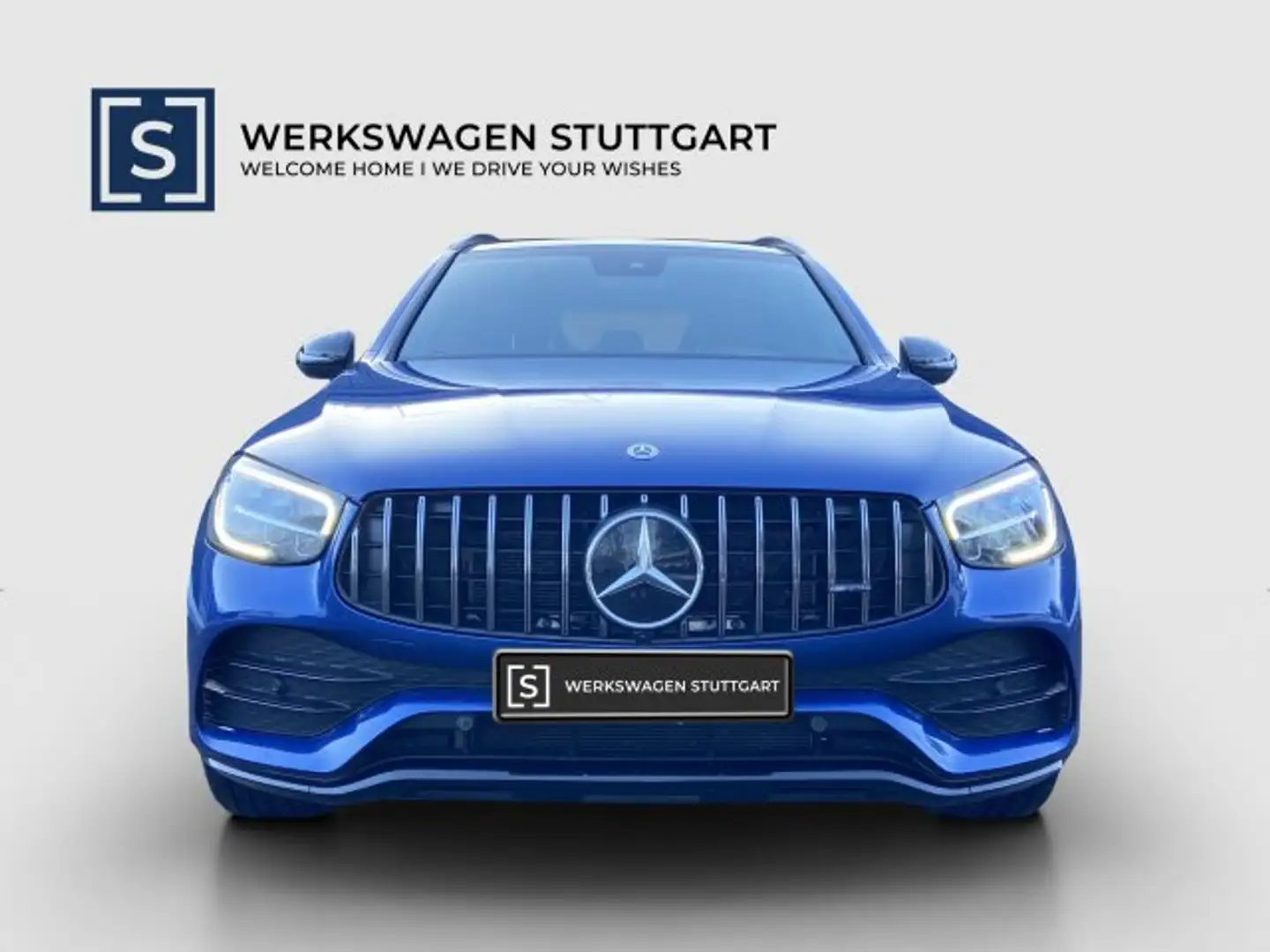 Mercedes-Benz GLC 43 AMG GLC 43 AMG 4MATIC Night AHK Pano Distr PerfAbgas Blau - 2