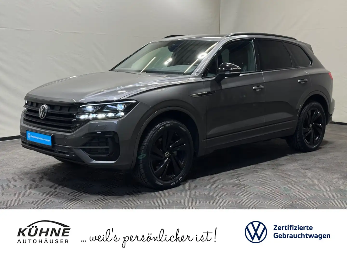 Volkswagen Touareg R-Line 3.0 TDI | MATRIX NAVI LEDER AHK Grau - 1