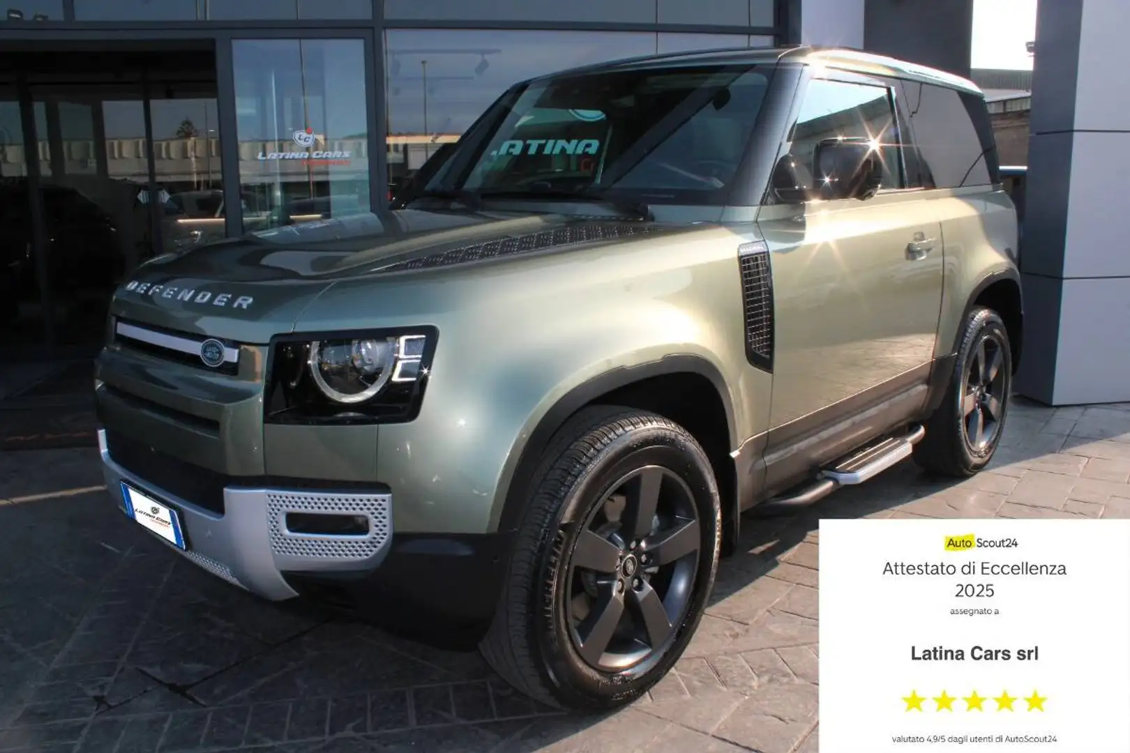 Land Rover Defender 3.0d mhev X-Dynamic HSE awd 250cv AUTO con CarPlay Verde - 1