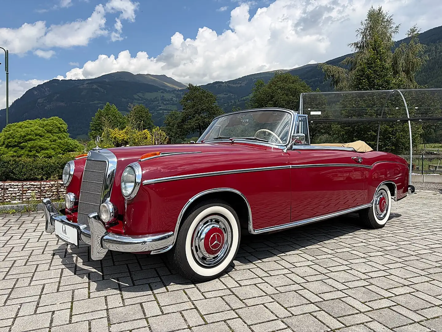 Mercedes-Benz Sonstige S 220 Ponton Cabriolet Rot - 1