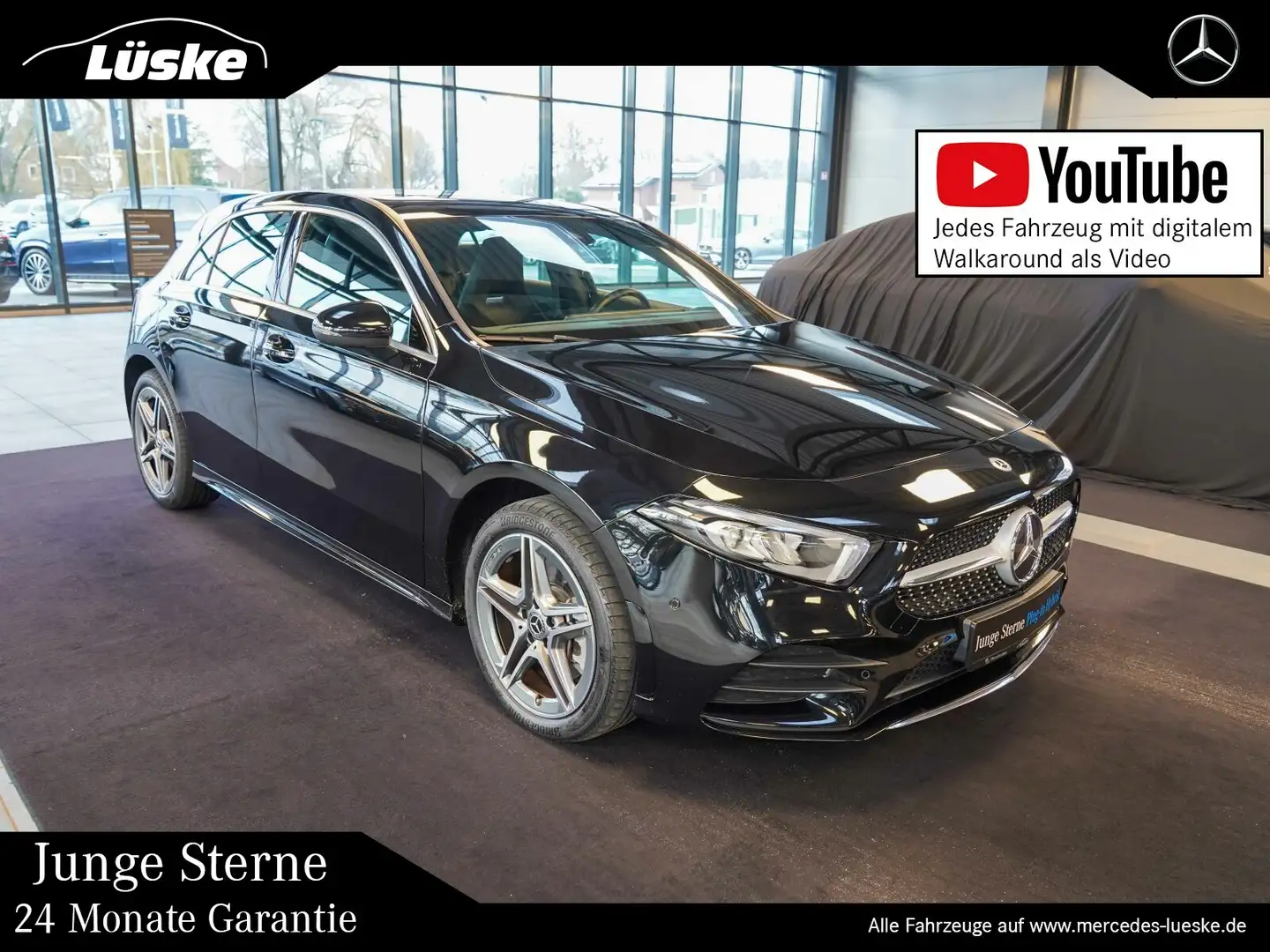 Mercedes-Benz A 250 A 250 e AMG Line Induktion CarPlay Kamera Spur Schwarz - 1