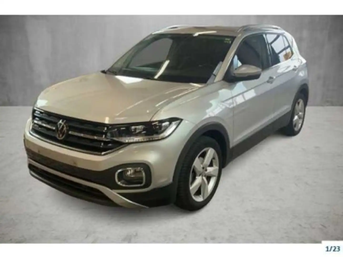 Volkswagen T-Cross 1.0 TSI Style DSG AHK RFK SHZ ACC LED Silber - 2