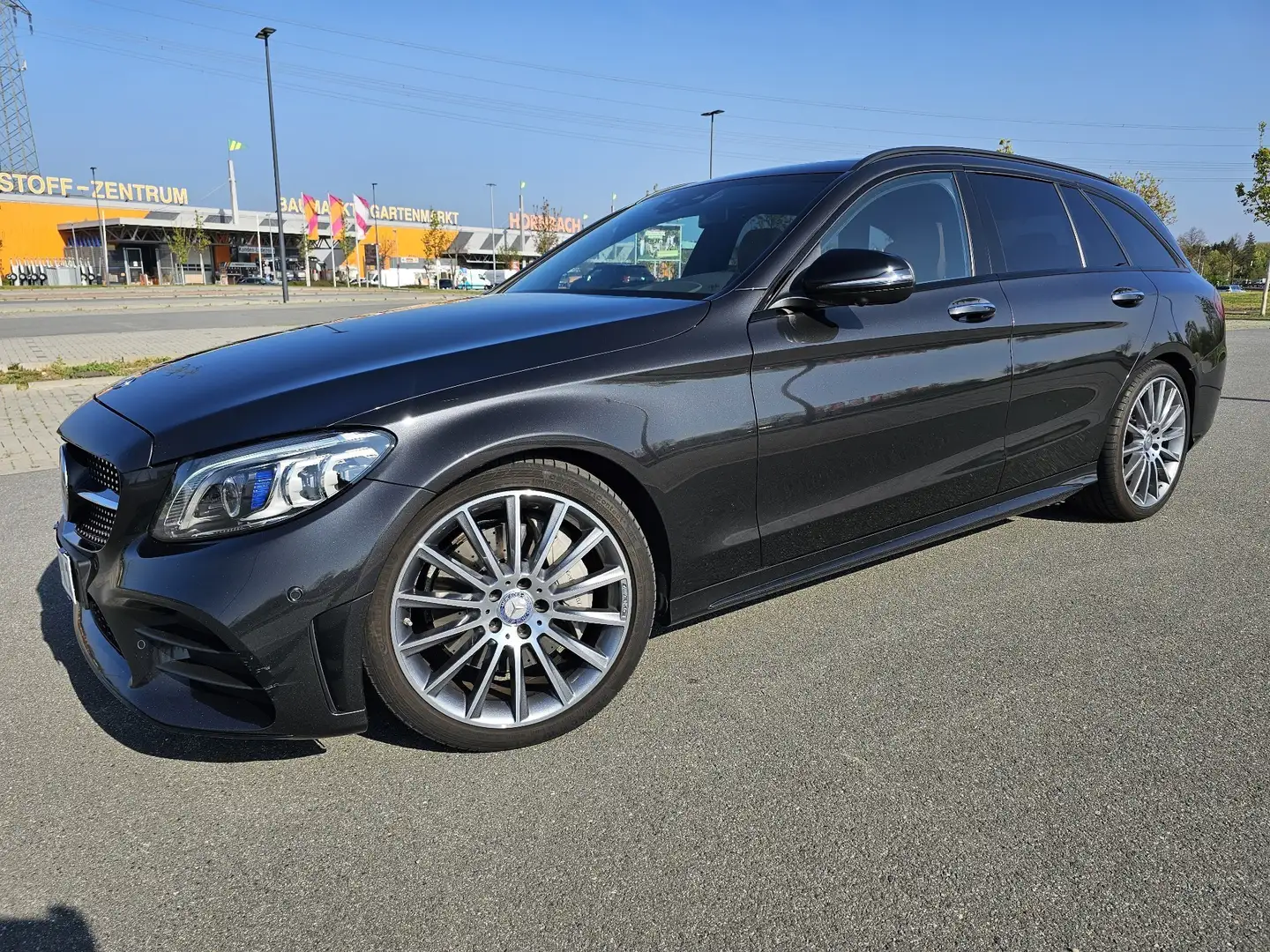 Mercedes-Benz C 300 d T 4Matic 9G-TRONIC AMG Line Gris - 2