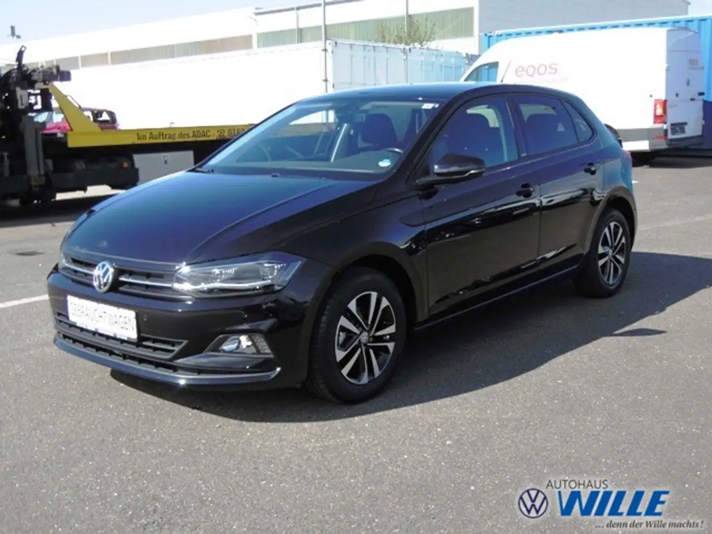 Volkswagen Polo 1.0 TSI IQ.DRIVE Klima Navi Einparkhilfe Zwart - 1