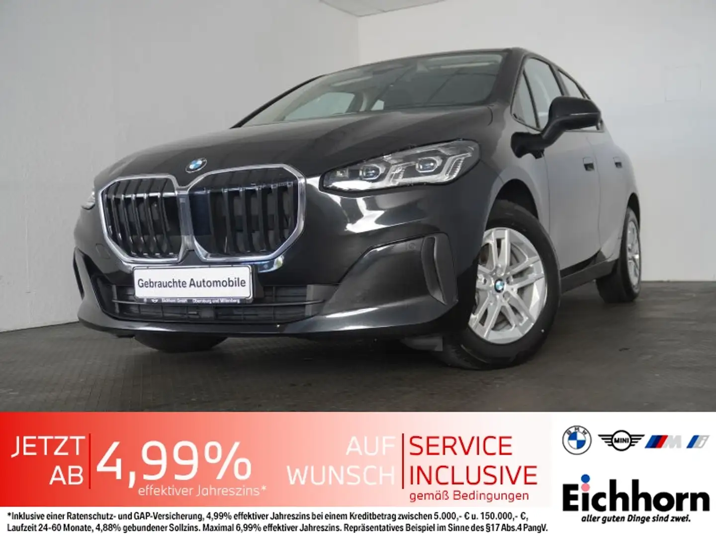 BMW 218 d Active Tourer *NAVI.ACC.PARKASSIST.LED-SW* Schwarz - 1