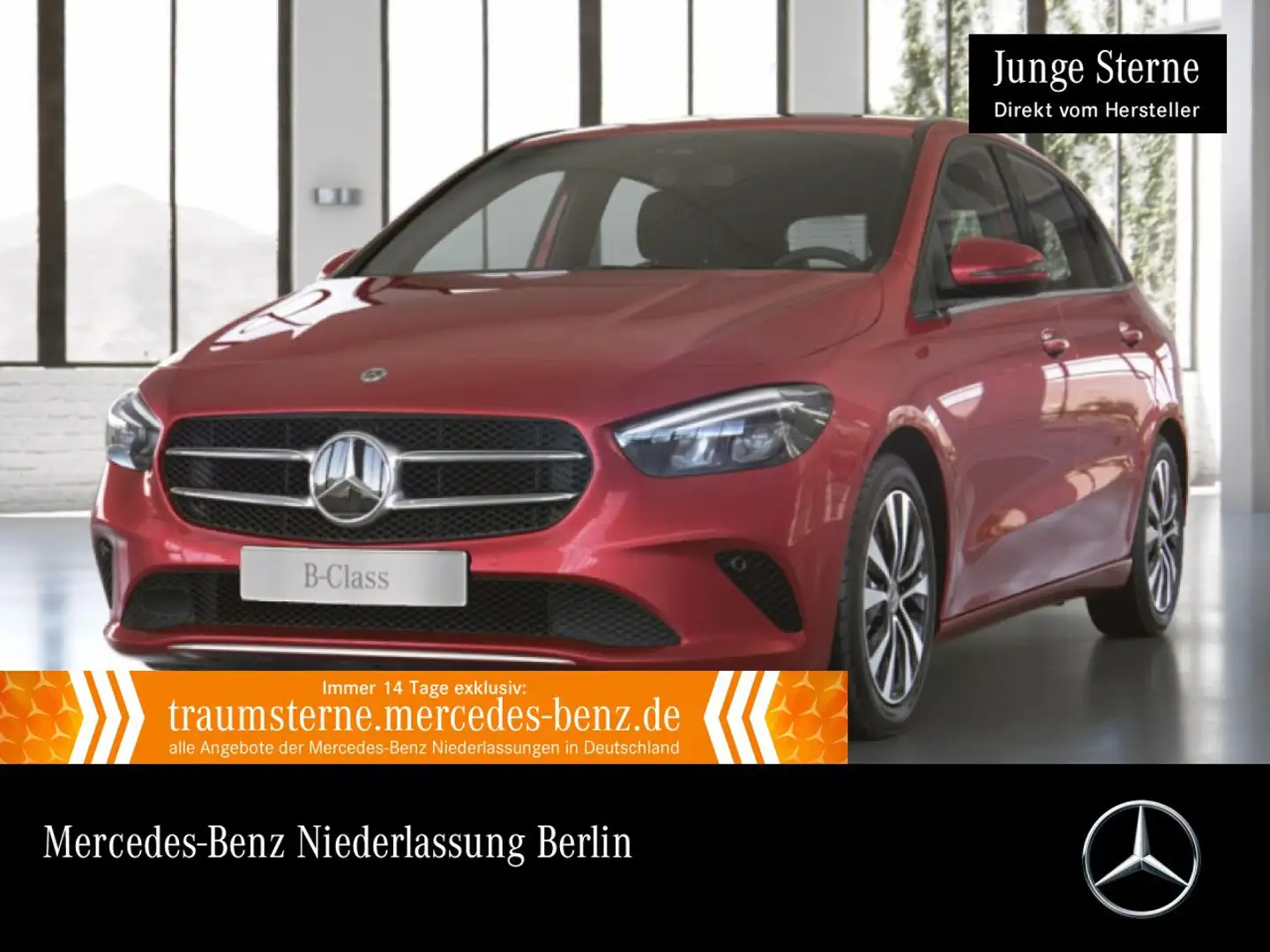 Mercedes-Benz B 250 e STYLE+LED+KAMERA+TOTW+KEYLESS+8G Rot - 1