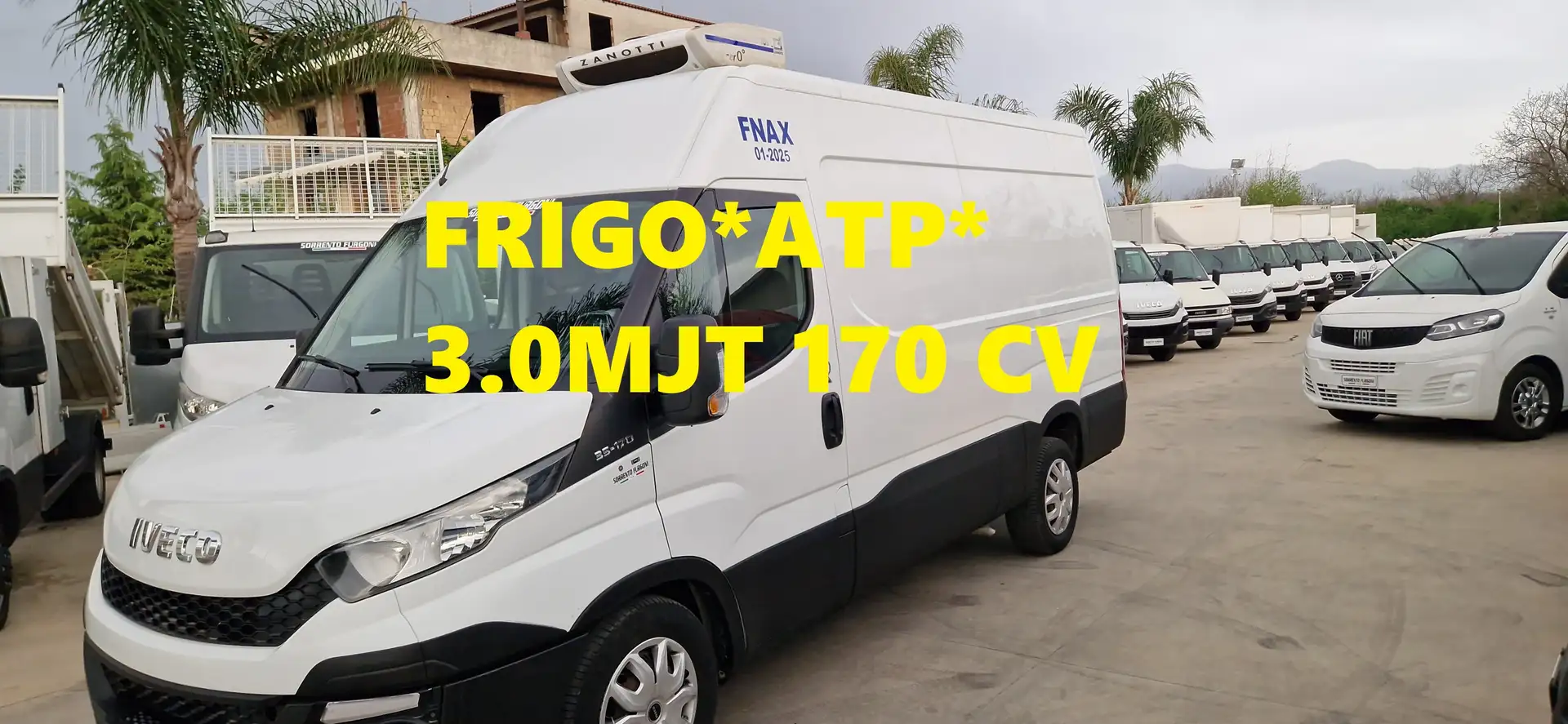 Iveco Daily 35S17 FRIGO ATP - 3.0 MJT 170 CV PASSO 3520 -EU 6 Blanc - 1