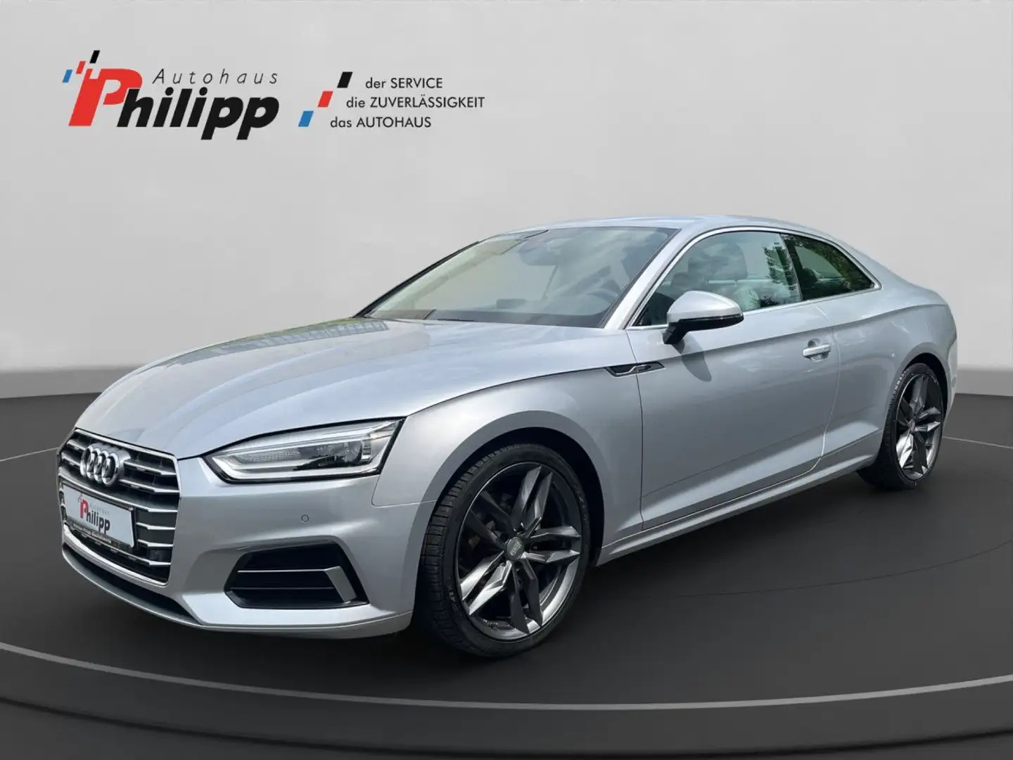 Audi A5 Coupé 2.0 TFSI Sport Silber - 1