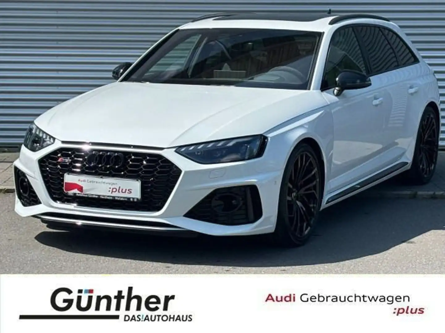 Audi RS4 +WINTERRÄDER+DSC FAHRWERK+HUD+ Weiß - 1