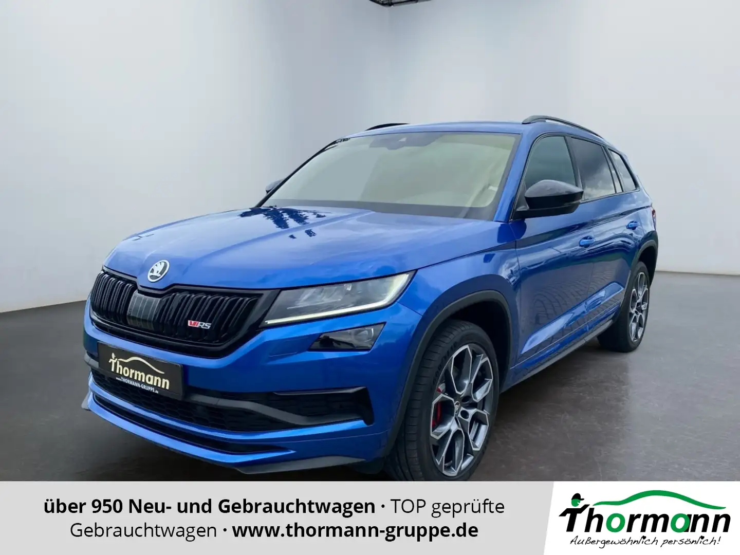Skoda Kodiaq RS 2.0 Bi-TDI 4WD ACC PDC KAM360 DAB Blu/Azzurro - 1