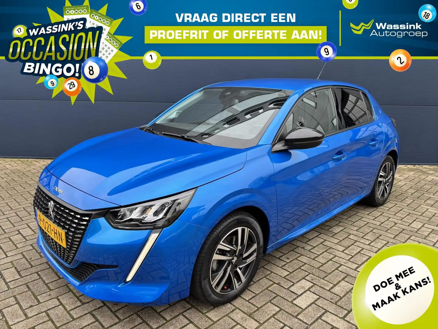 Peugeot 208 1.2 Turbo 100pk Allure | Apple Carplay/Android Aut Azul - 1