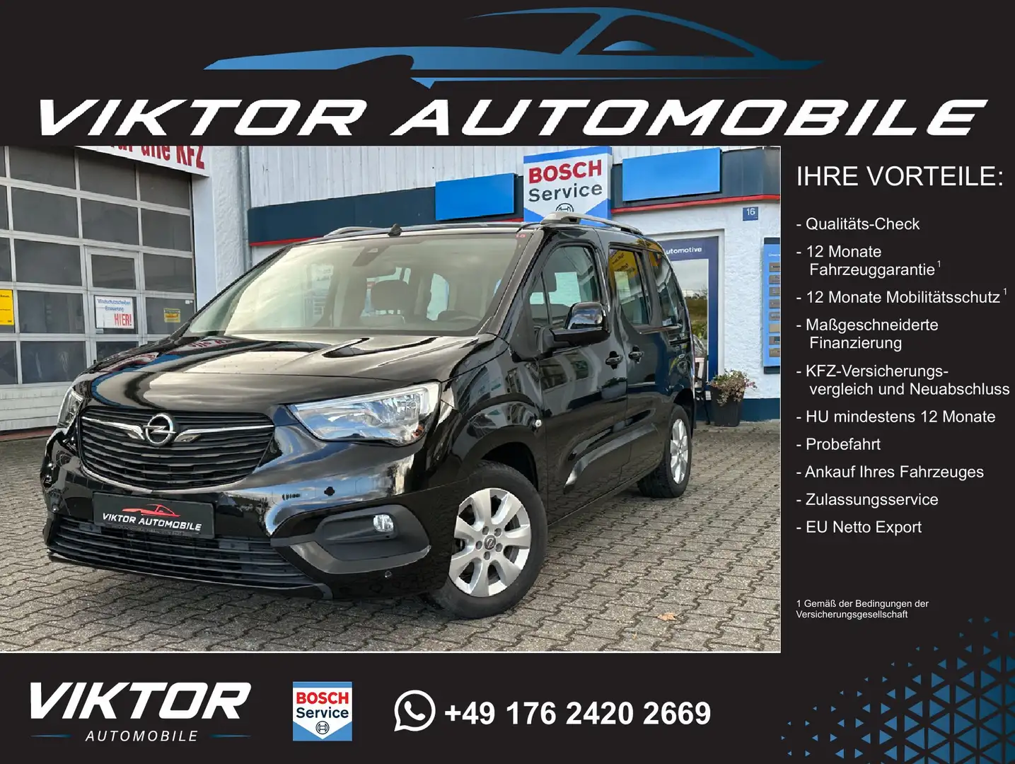 Opel Combo 1.5 Diesel "Edition" PKW-ZULASSUNG Schwarz - 1