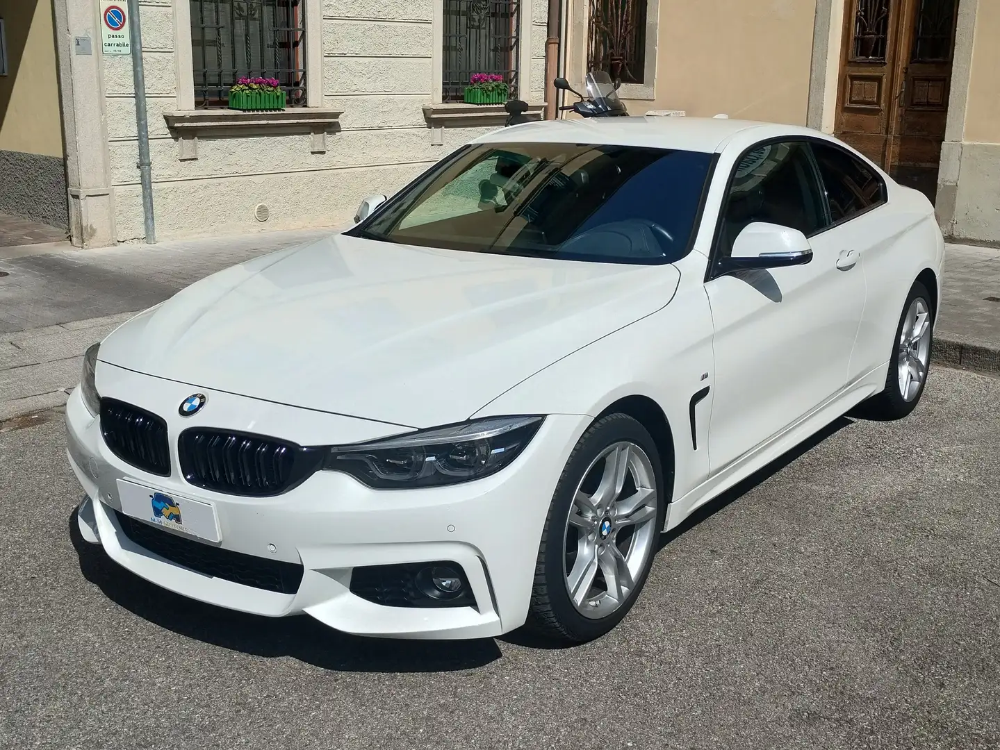 BMW 420 420d Coupe xdrive Msport auto Bianco - 1