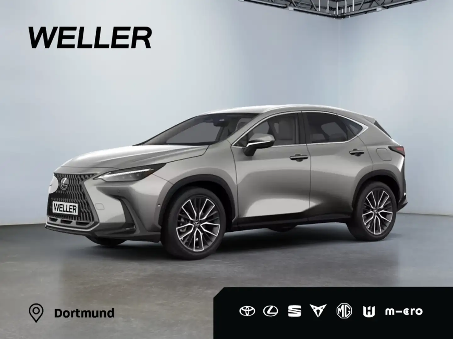 Lexus NX 350h Luxury Line *HUD*360*Navi*LED*Memory* Silber - 2