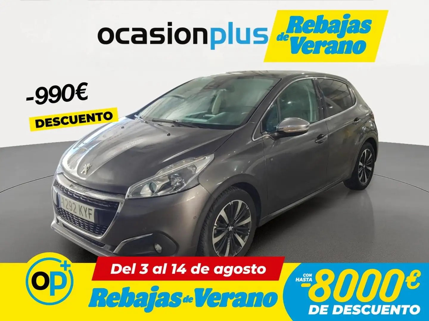 Peugeot 208 1.2 PureTech S&S Tech Edition 110 Gris - 1