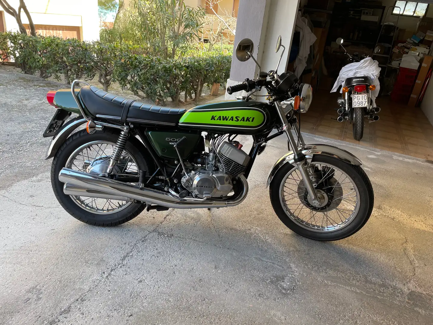 Kawasaki 500 H1 500h1f Verde - 1