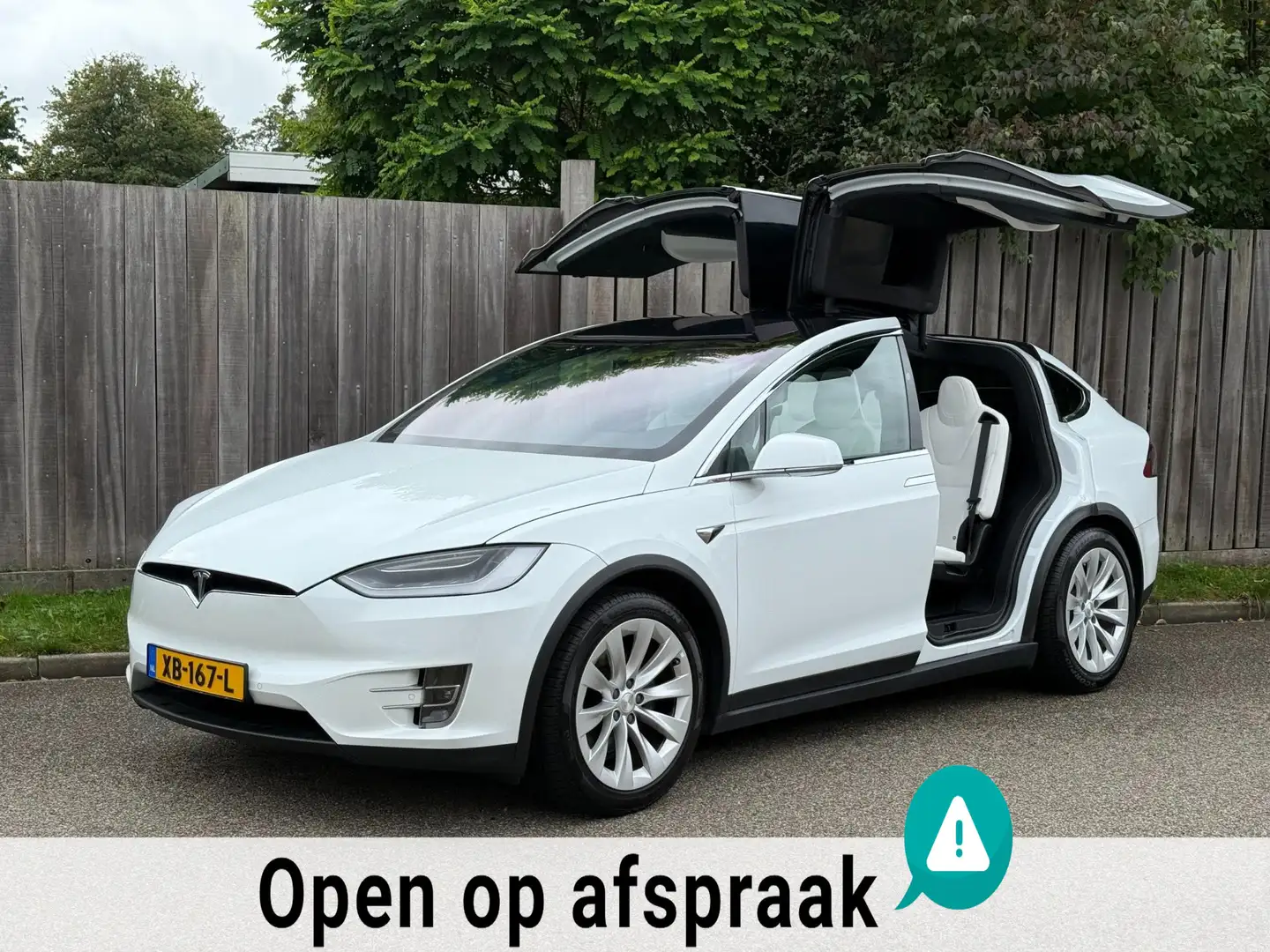 Tesla Model X 100D AWD Enh.Autopilot|CCS2|Trekhaak|NAP! Blanc - 2