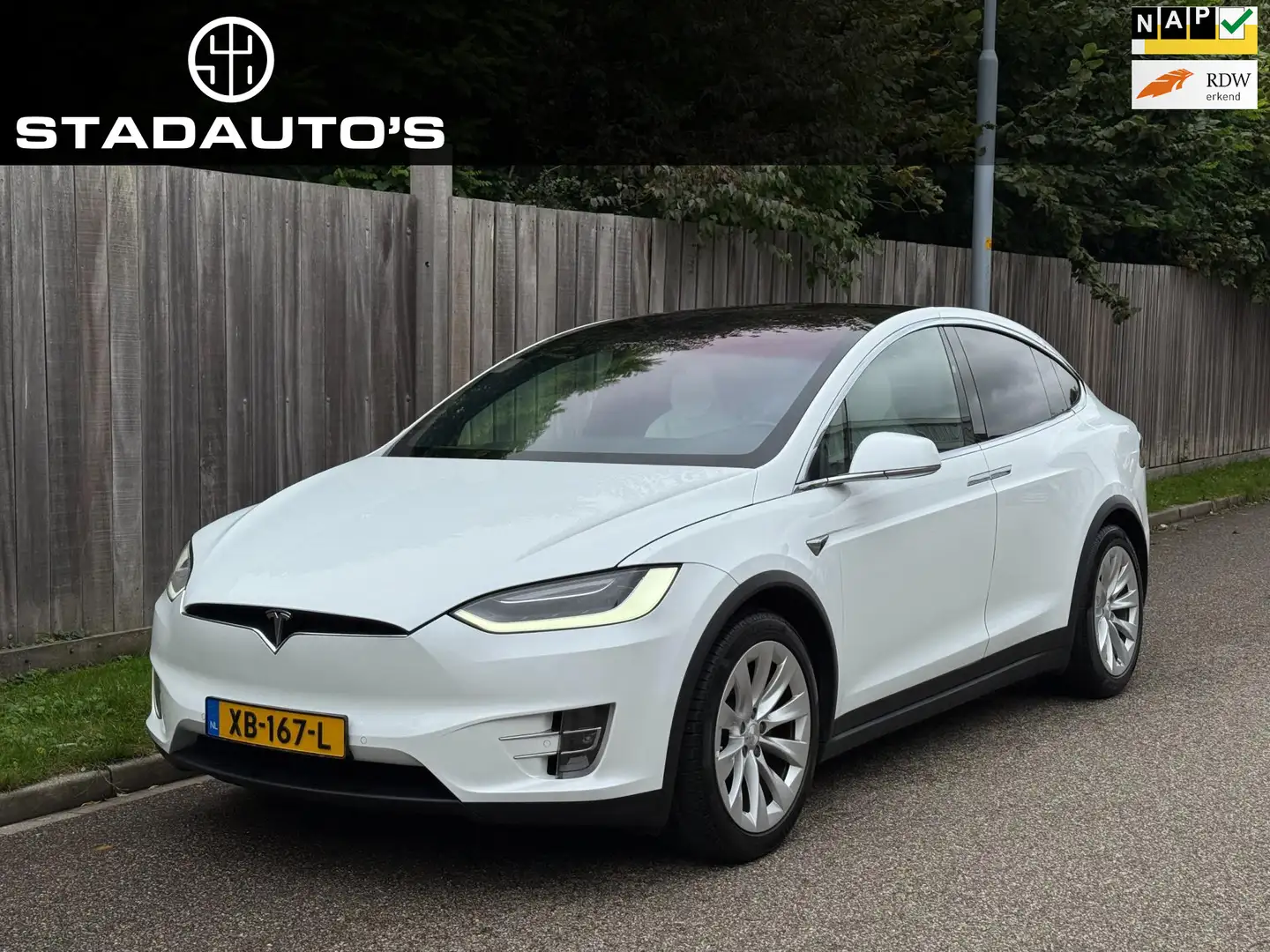Tesla Model X 100D AWD Enh.Autopilot|CCS2|Trekhaak|NAP! Blanc - 1