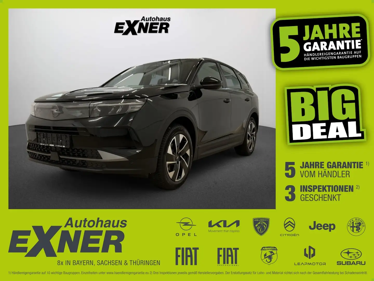 Opel Grandland 1,2 Hybrid EDITION AHK, Tech Paket, Schwarz - 1