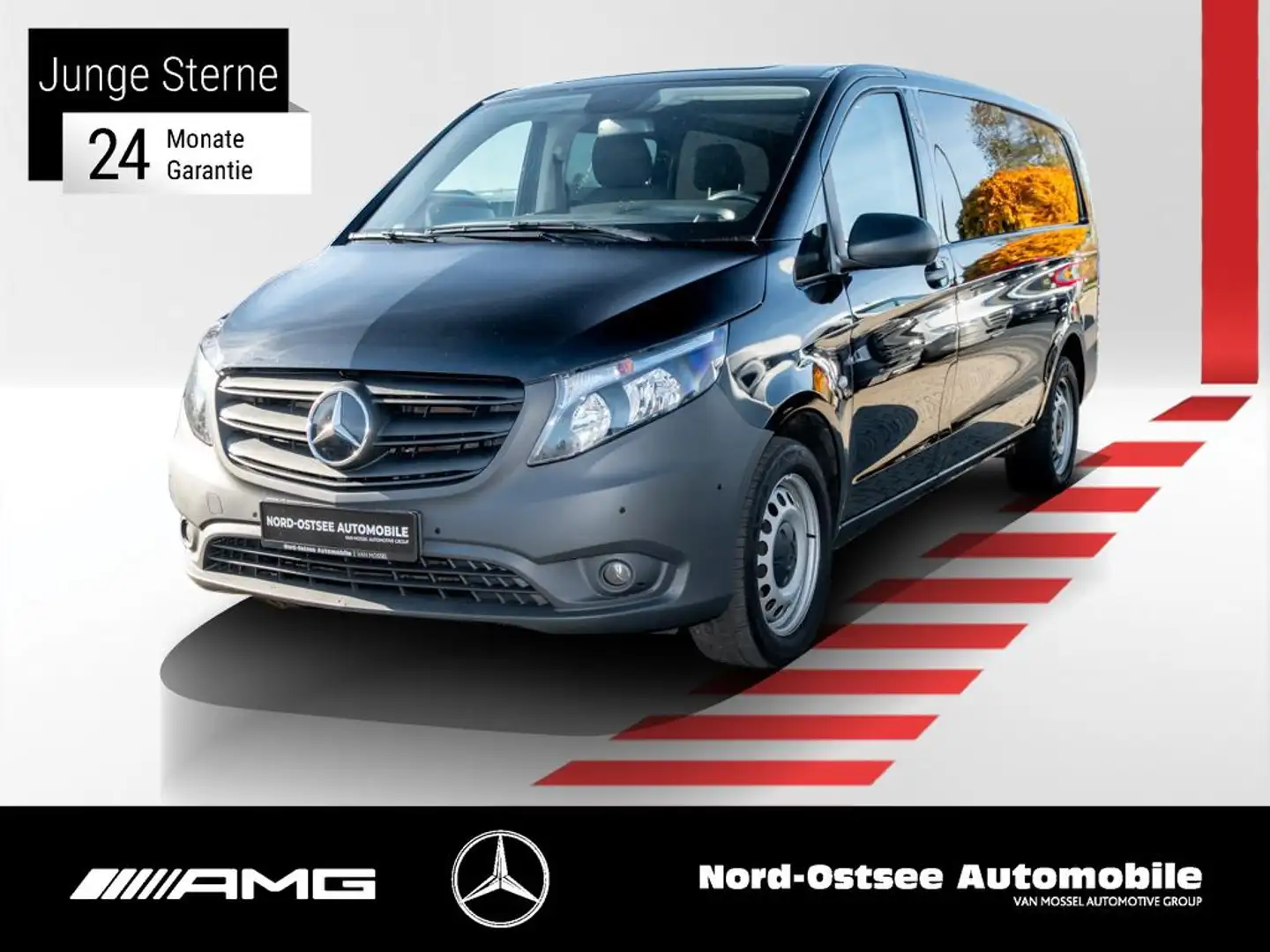 Mercedes-Benz Vito 116 MIXTO EXTRALANG KLIMA NAVI 5 SITZE Schwarz - 1