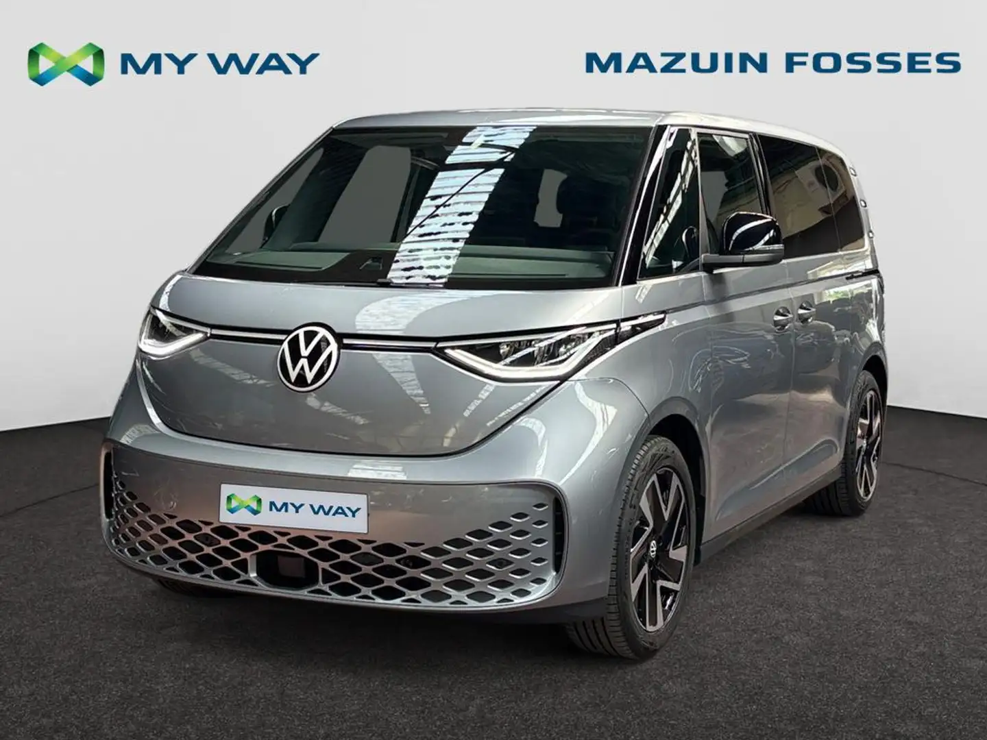 Volkswagen ID. Buzz ID. Buzz Pro 150 kW (204 ch)  77 kWh RWD Empatteme Grijs - 1