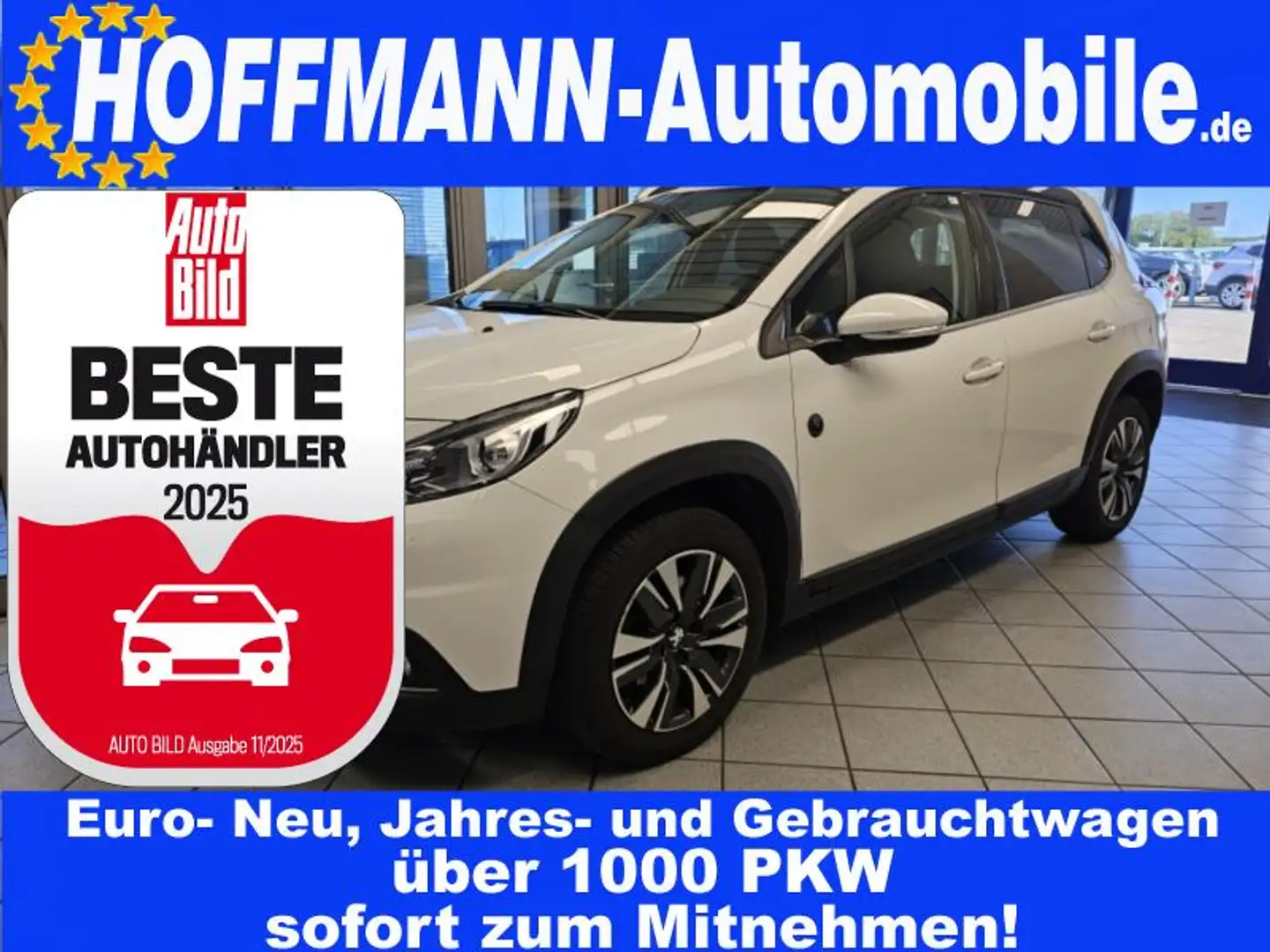 Peugeot 2008 Navi,Kamera,Sitzhzg.,Climatr.,Alu Weiß - 1