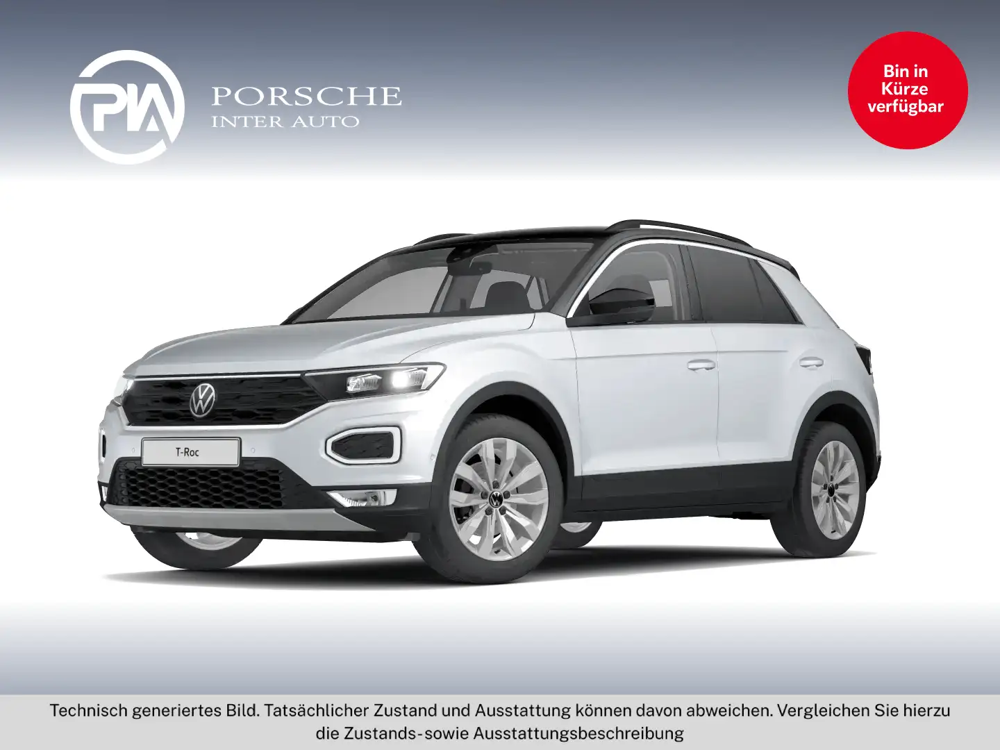 Volkswagen T-Roc Design TSI ACT DSG Silber - 1