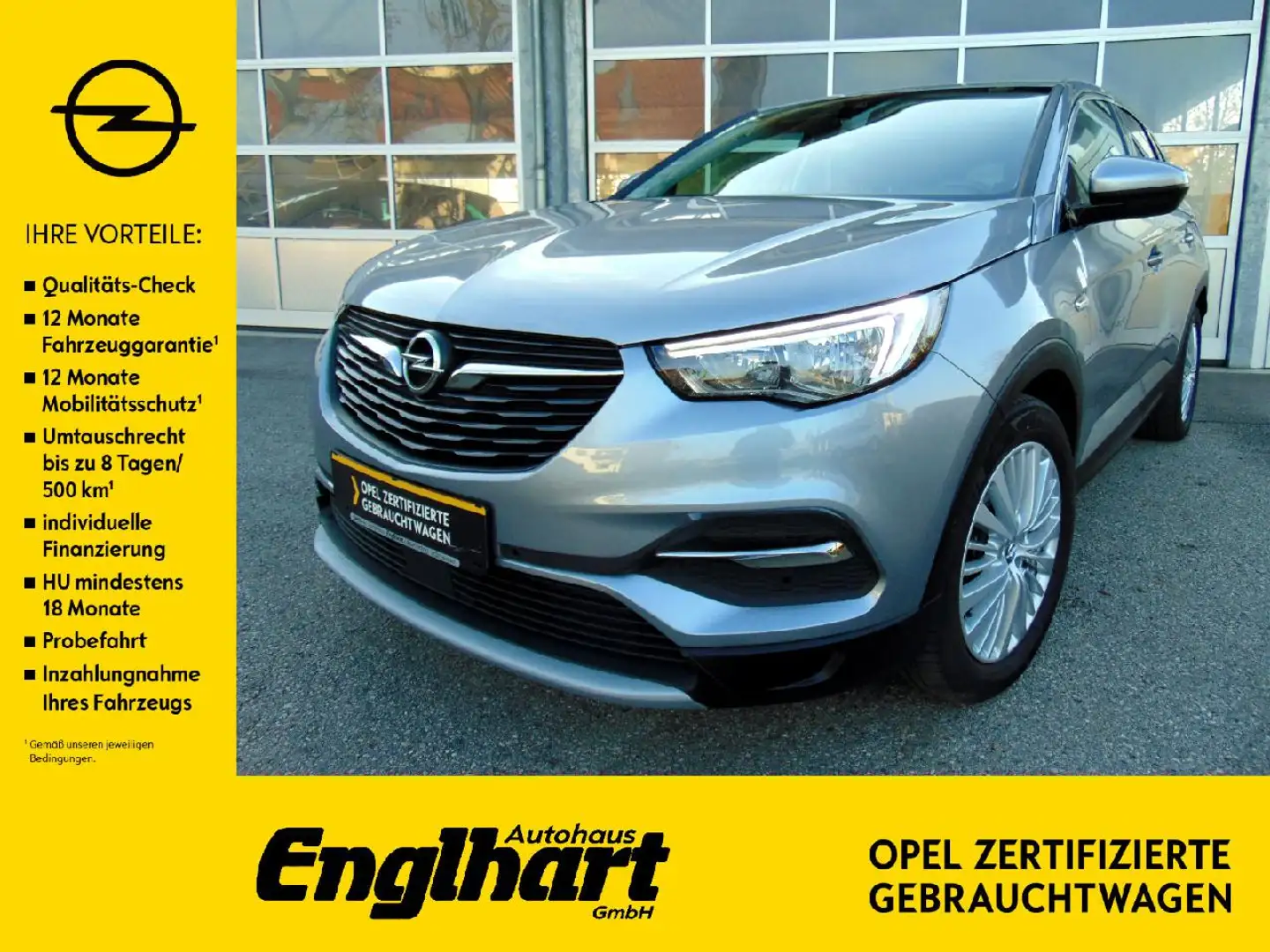 Opel Grandland X Grandland 1.2 Turbo Dynamic Grau - 1