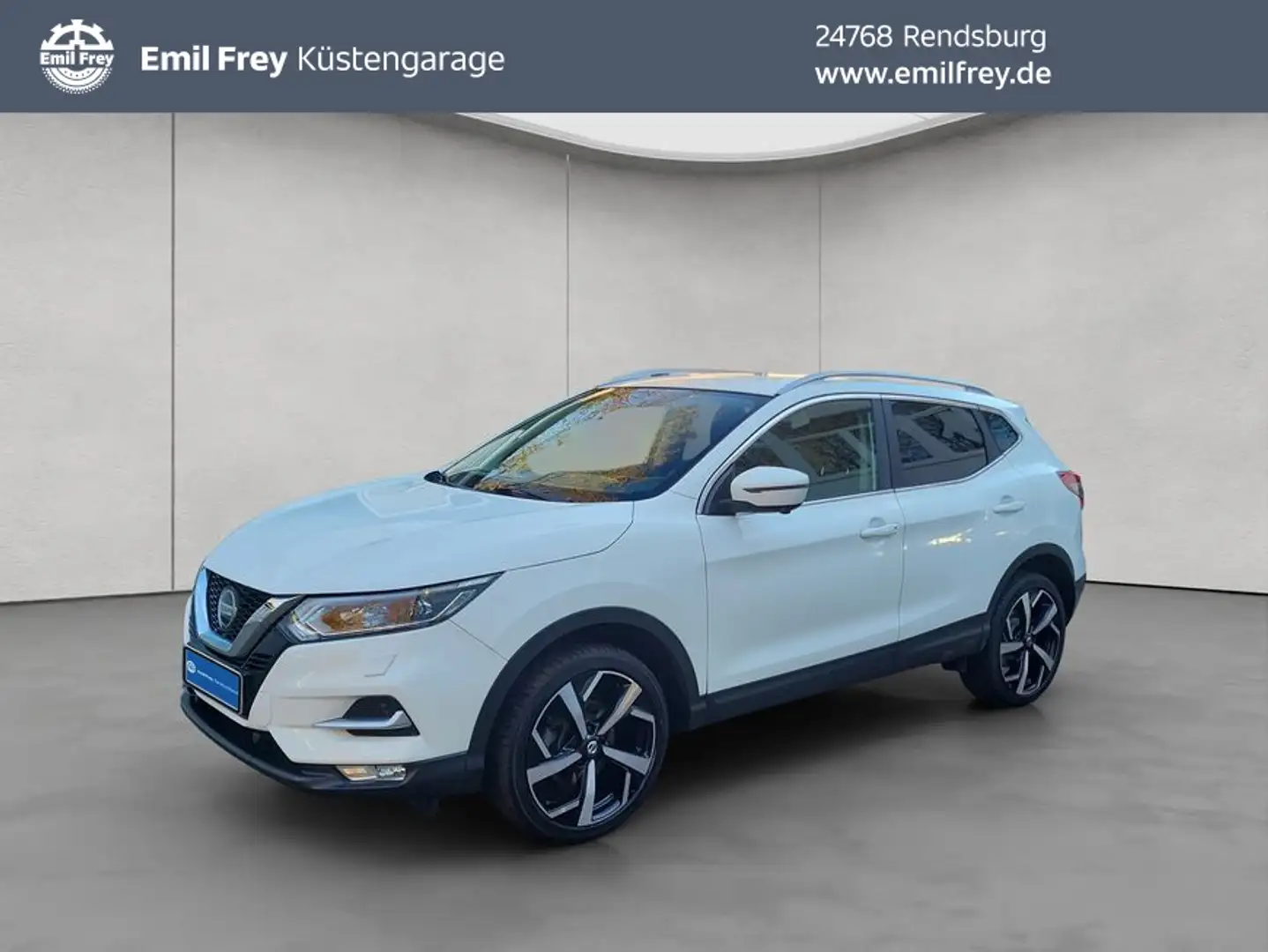 Nissan Qashqai 1.2 DIG-T TEKNA AHK 360° Cam Keyless Na Blanc - 1
