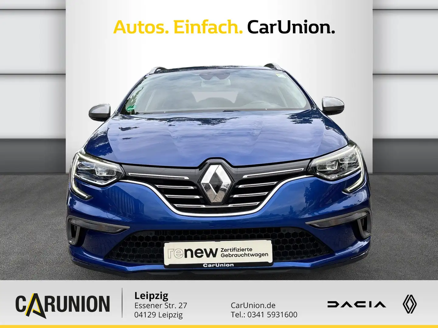 Renault Megane Grandtour GT Line TCe 160 GPF EDC Blau - 2