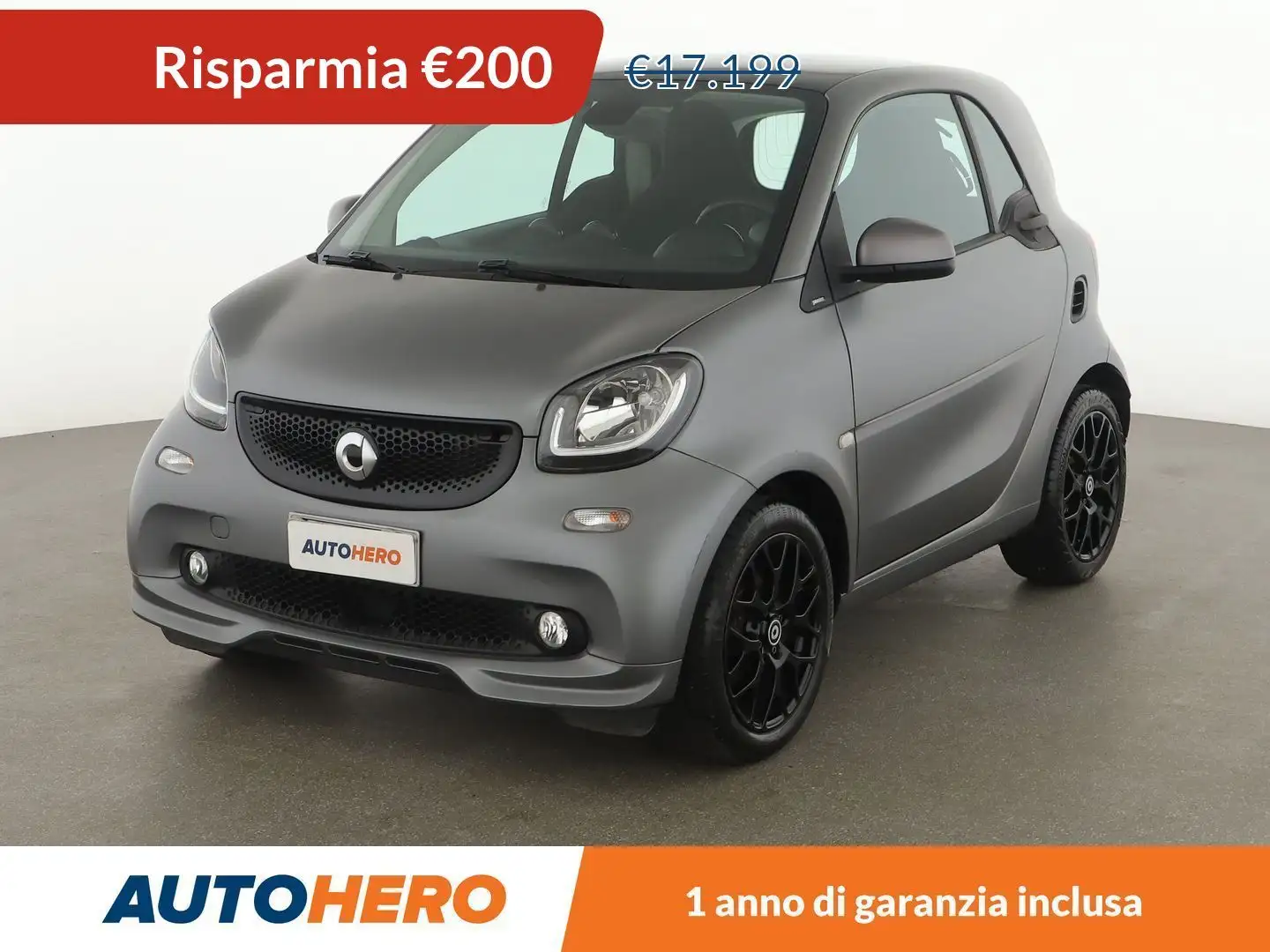 smart forTwo 1.0 Passion 70 CV Grigio - 1