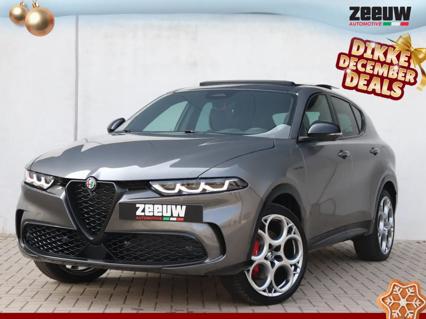 Alfa Romeo Tonale 1.3T PHEV 280 PK Veloce | Pano | Leder | Winter | Grijs - 1