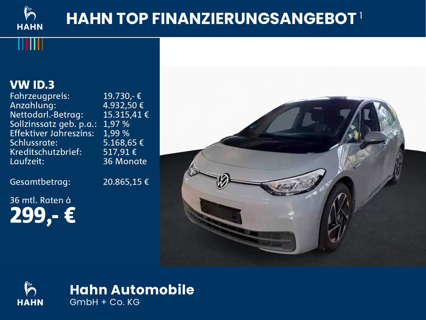 Volkswagen ID.3 Pure Performance LED 360° Sitzh ACC HUD Nav Grijs - 2