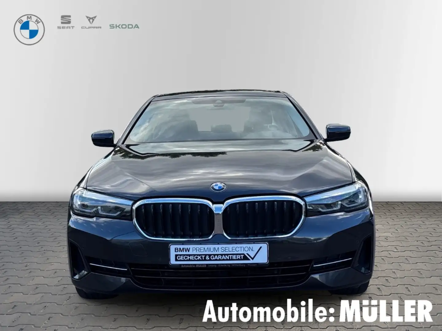 BMW 520 i Limousine Park-Assistent Navi Leder Digitales Co Grau - 2