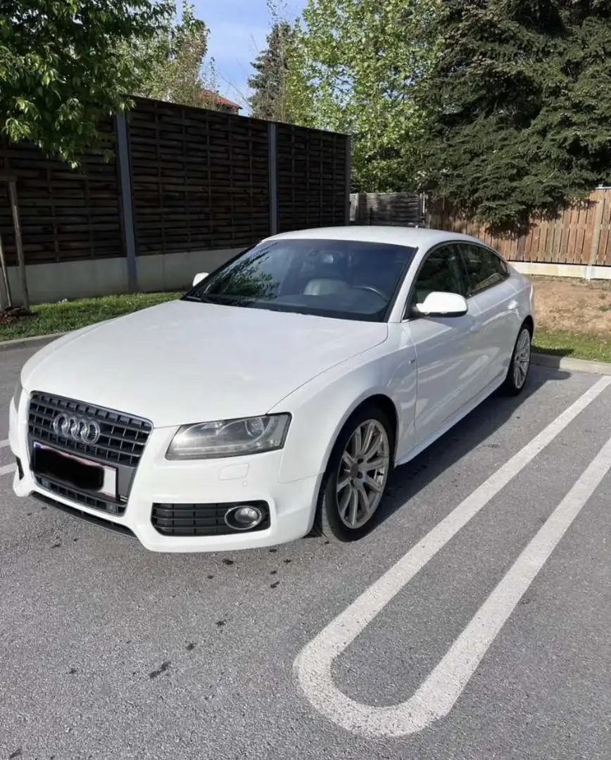 Audi A5 SB 2,0 TDI DPF Aut. Weiß - 1