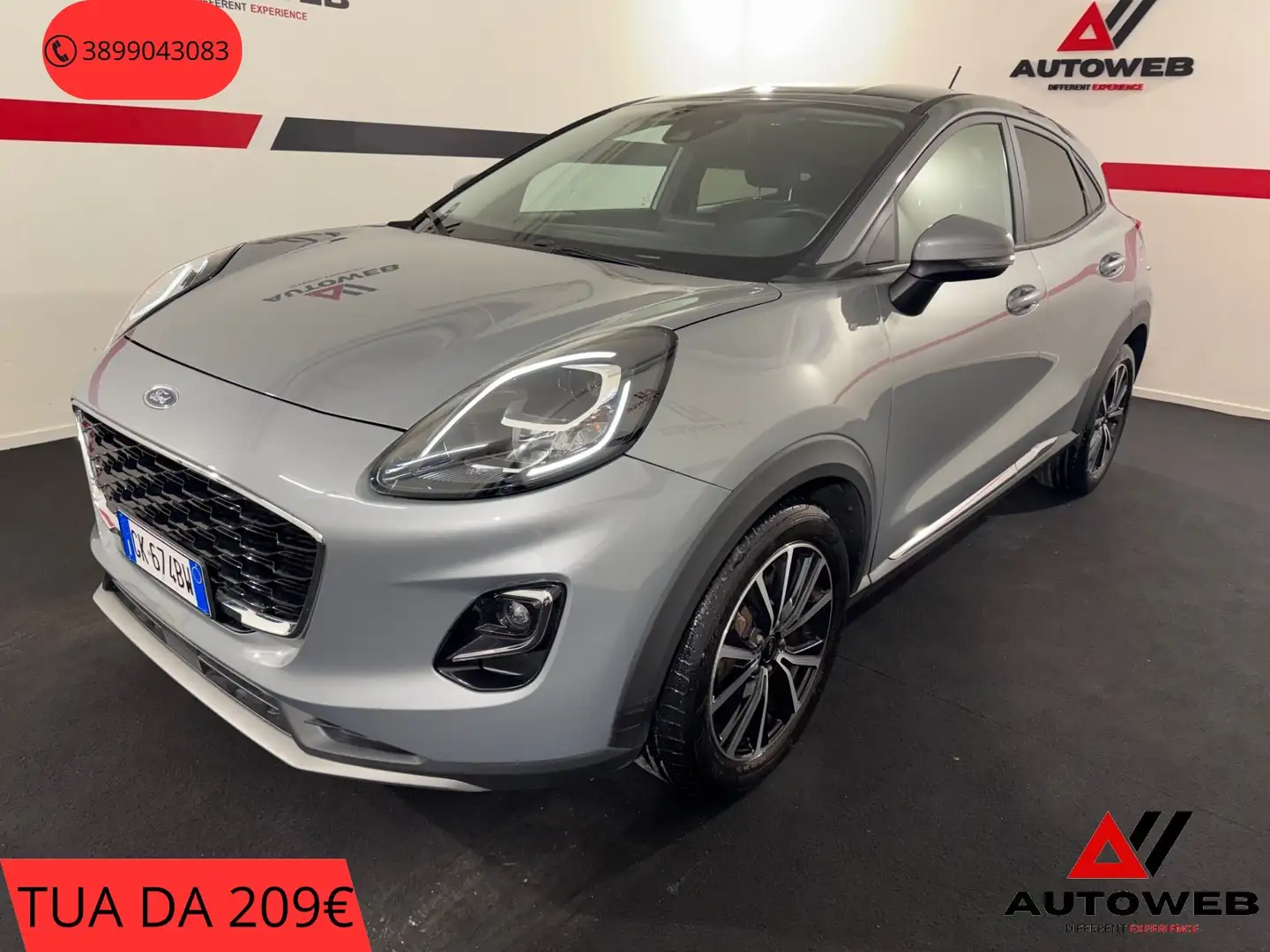 Ford Puma Puma 1.0 EcoBoost Hybrid 125 CV S&S Titanium Desig Grau - 1